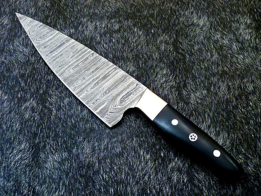 14" Custom Hand Forged Damascus Steel Chef Knife Kitchen Knife