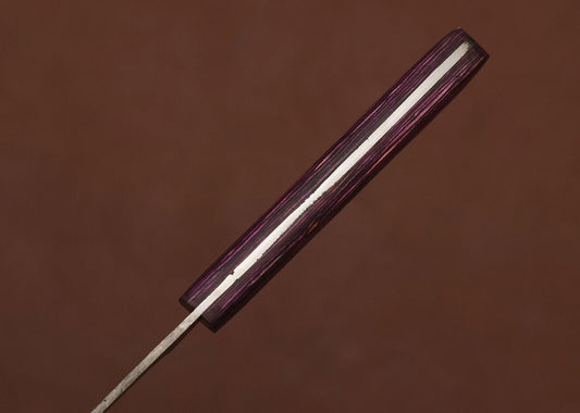 Custom Forged Damascus Steel Hunting & Chef Fillet Knife 8" Blade Pakka Wood Handle