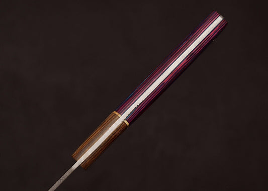 Full Tang Handmade Damascus Steel Chef & Hunting Knife 8" Blade Pakka Wood Handle