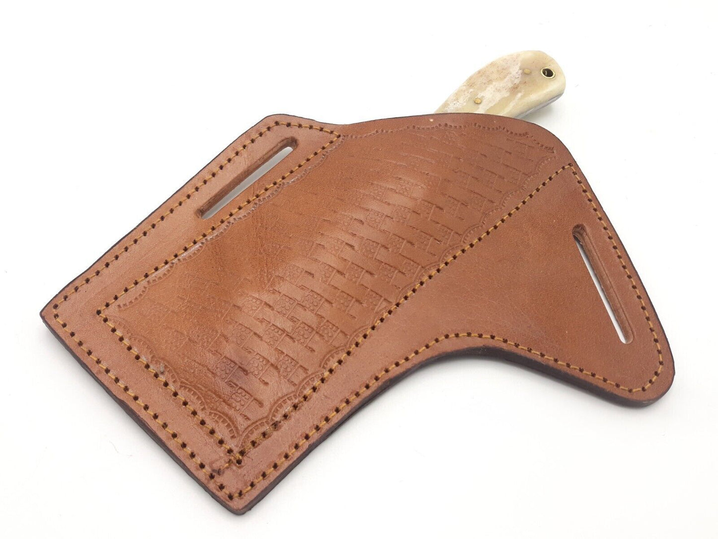 Custom Hand Forged Damascus Steel Bull Cutter Knife 8" Hunting Knife with Camel Bone Handle