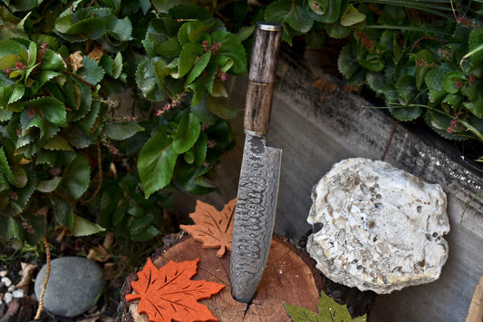 12.0" Custom Handmade Damascus Blade Kitchen Rat Tail Chef Knife – Artisan Forge