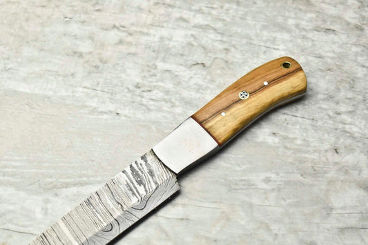 Custom Handmade Damascus Steel Kitchen Chef Knife | Full Tang Blade Cooking Knife