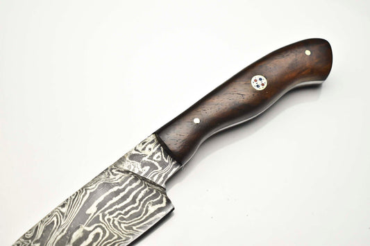 Custom Handmade Damascus Steel Chef Knife – Full Tang Sport & Kitchen Blade