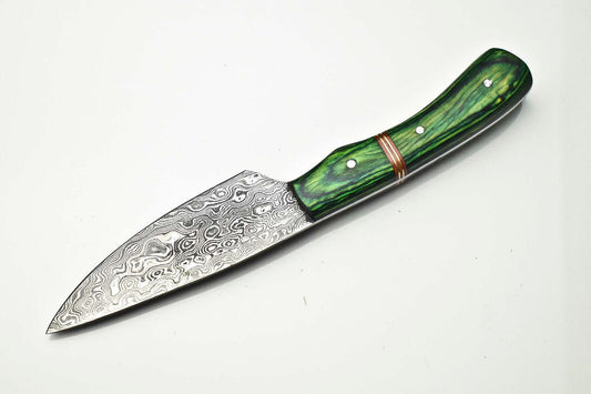 Handmade Damascus Steel Kitchen Chef Knife – Full Tang Artisan Blade