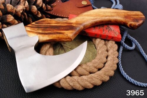 Handmade High Carbon Steel Viking Tomahawk Axe 15 Inch with Engraved Head