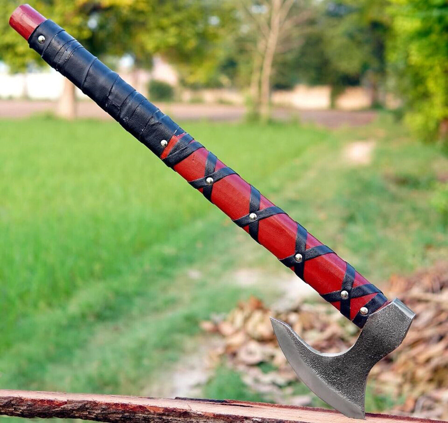 Tactical Custom Made Axe Viking Hatchet Tomahawk – Hand Forged Carbon Steel