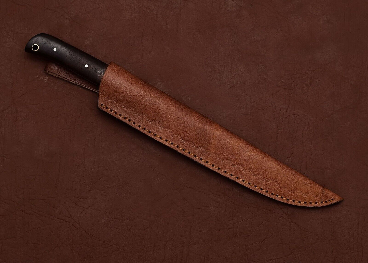 Custom Handmade Damascus Steel Kitchen Chef Fillet Knife with Rose Wood Handle