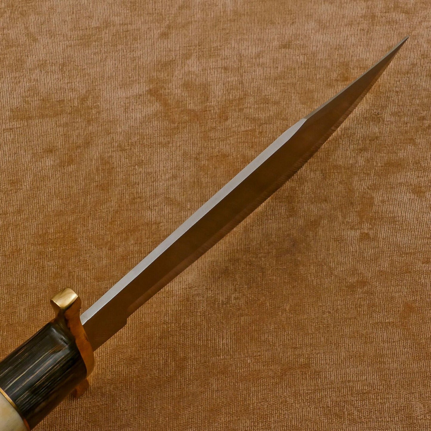 Massive Handmade 12" D2 Clip Point Fixed Blade Bowie Hunting Knife