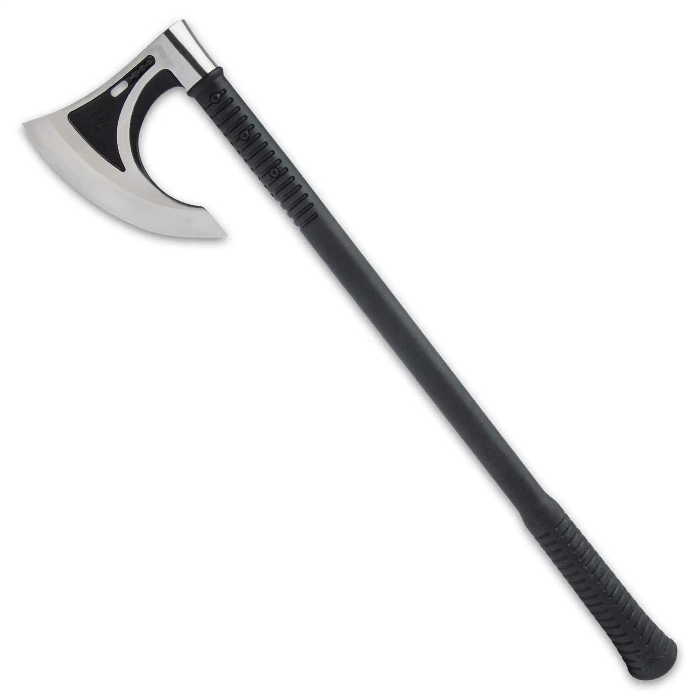 28" Viking Bearded Axe 3Cr13 Stainless Steel Blade Tactical Axe with Sheath