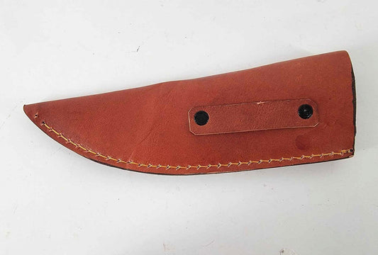 Heritage Forge Damascus Steel Bowie Knife Texas Flag Handle with Leather Sheath