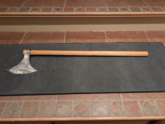 Cold Steel Viking Battle Axe 30 Inch Hand Forged High Carbon Steel Axe with Wooden Handle