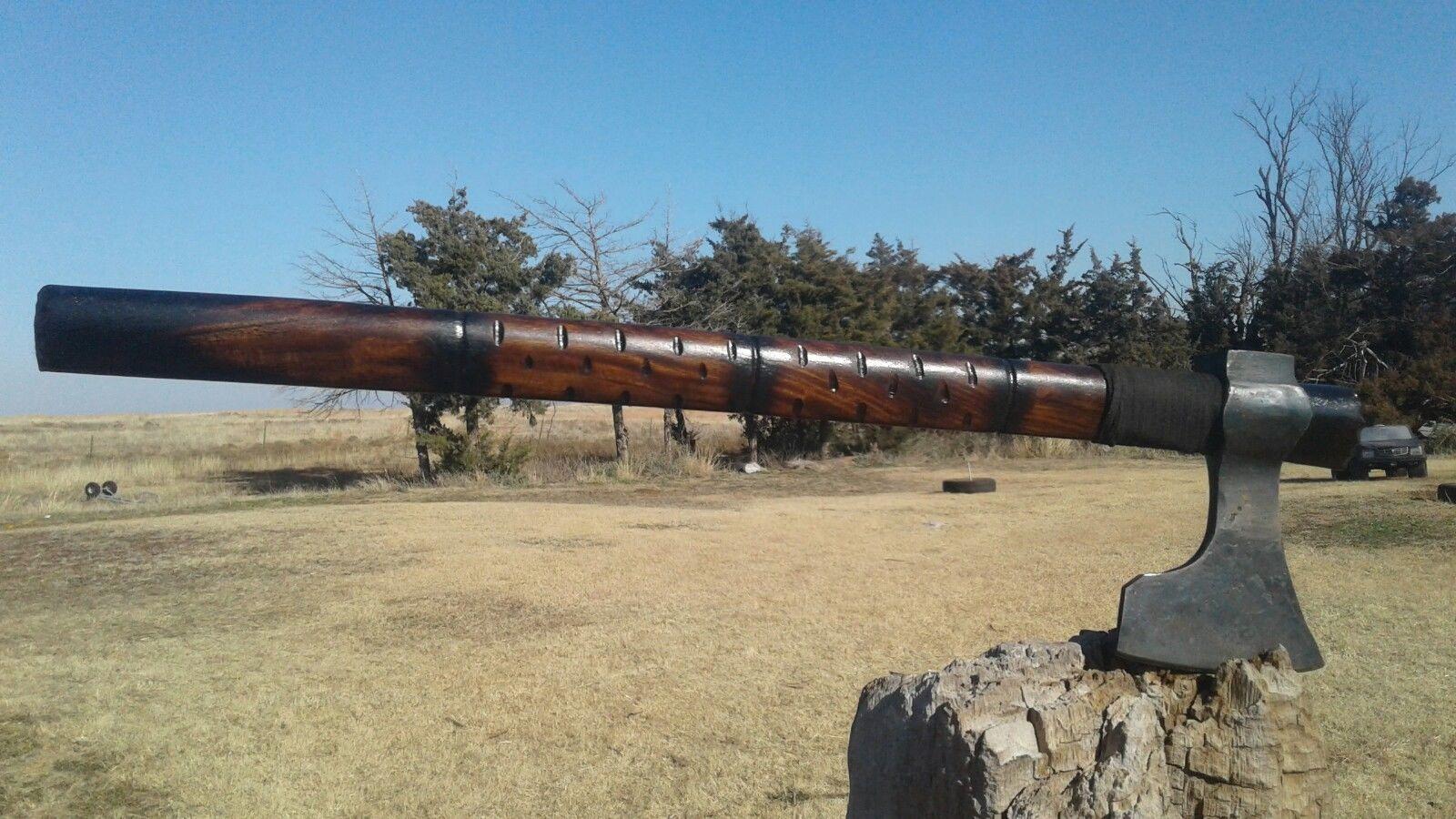 Custom Bearded Viking Battle Axe | Functional Hand-Forged Weapon