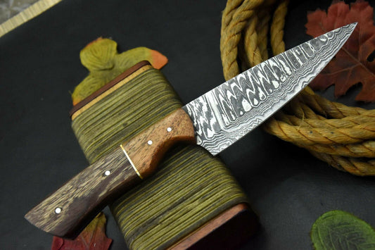 Custom Forged Damascus Steel Kitchen Knife | Chef Fillet Knife Gift