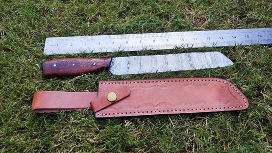 Custom Handmade Damascus Steel Kitchen Knife | Fillet Chef Knife Gift for Collectors & Chefs