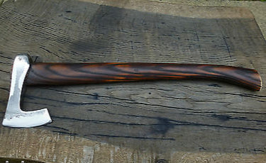 Custom Viking Styled Axe | Hand-Forged with Ash Handle & Leather Sheath