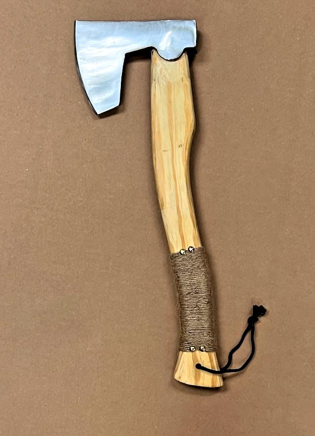 Forged Bearded Viking Axe Hatchet – Handmade High Carbon Steel Axe