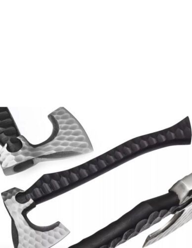 Hand-Forged 19" Viking Hatchet – Premium Carbon Steel Axe with Wooden Handle