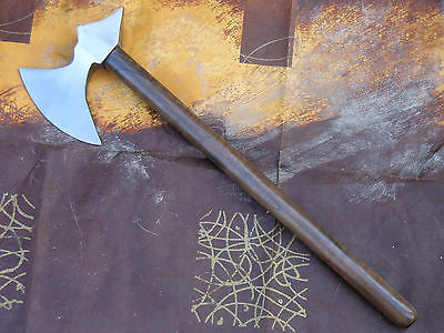 Hand Forged Viking Engineer Broad Tomahawk Axe 5160 Spring Steel, Functional Tool