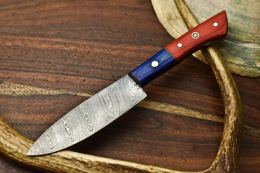 Hand Made Damascus Steel Chef Kitchen Knife | Full Tang Handmade Blade