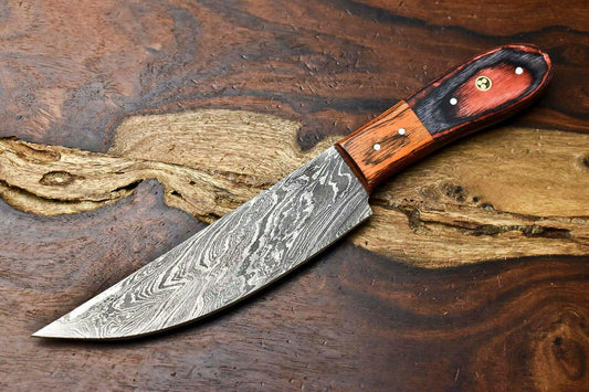Premium Handmade Damascus Steel Chef Knife – Full Tang Blade for Kitchen