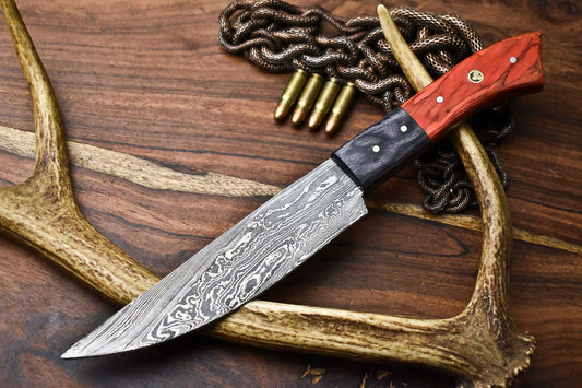 Premium Handmade Damascus Steel Chef Knife | Full Tang Kitchen Cutlery Blade