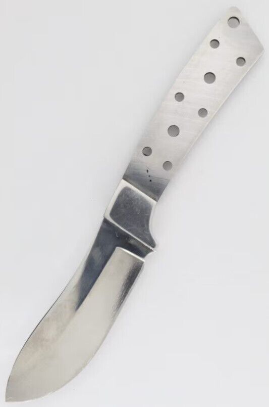 Stainless Steel Knife Blank – 7.5" Fixed Blade Skinner Knife