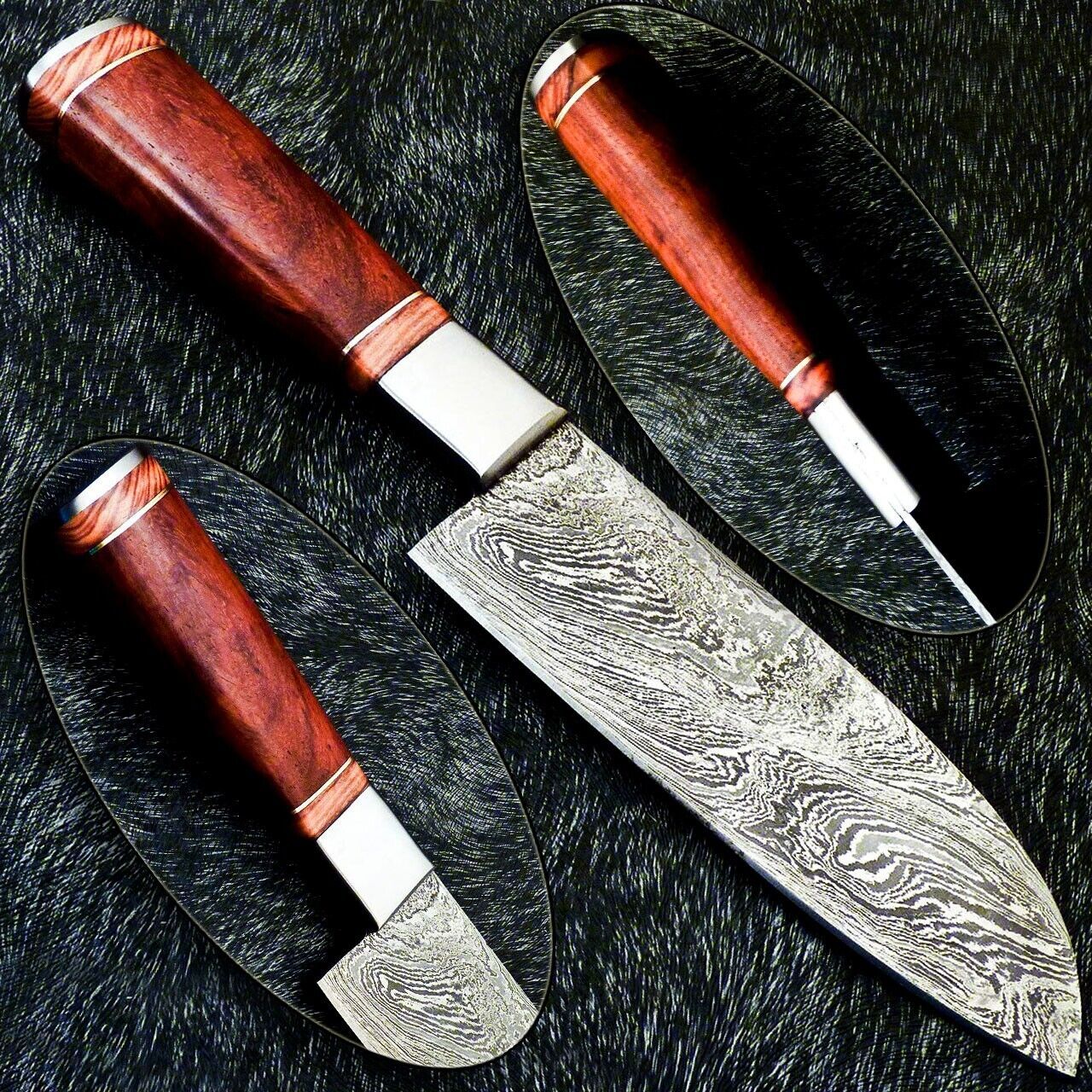 11" Custom Hand Forged Damascus Steel Chef Knife | Kitchen Knife
