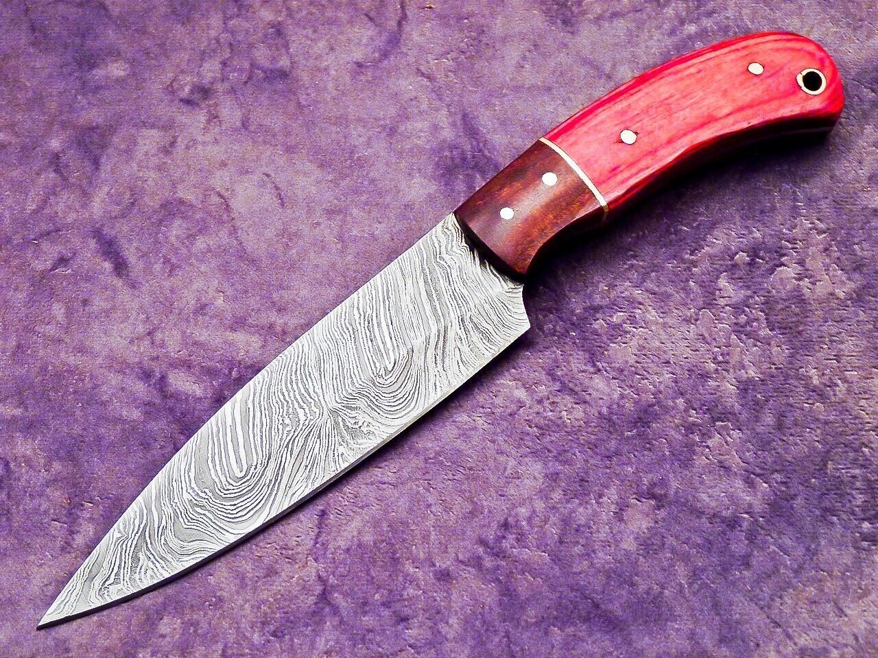 11" Professional Chef Knife Damascus Blade Kitchen Knife "Hard Wood"