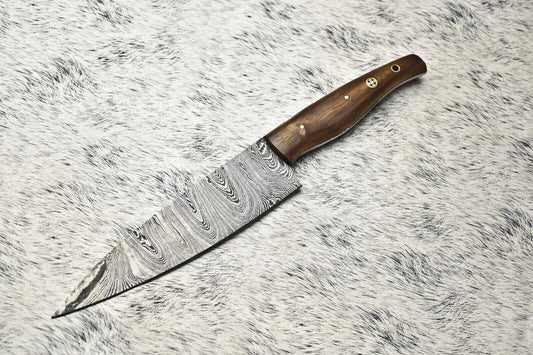 12.0" Handmade Damascus Steel Blade Kitchen Full Tang Chef Knife