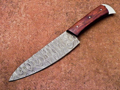  12" Chef Knife Damascus Blade Kitchen Knife, Hunting Knife