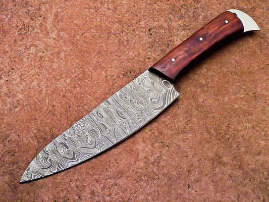  12" Chef Knife Damascus Blade Kitchen Knife, Hunting Knife