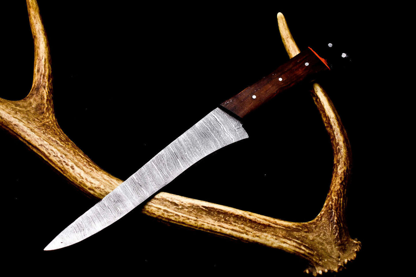 12" Custom Handmade Damascus Steel Chef Knife – Full Tang Kitchen Blade knife