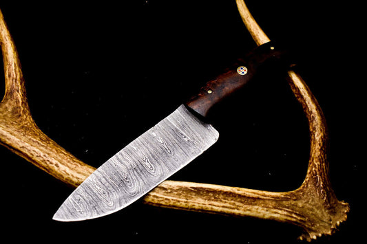 12" Handmade Damascus Steel Blade Kitchen Chef Full Tang 