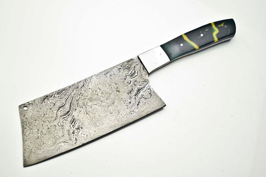 12" Handmade Damascus Steel Blade Kitchen Full Tang Chef Knife – 384 Layer Forged Blade