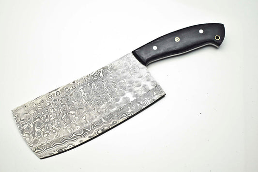 12" Handmade Damascus Steel Blade Kitchen Full Tang Chef Knife – 384 Layers

