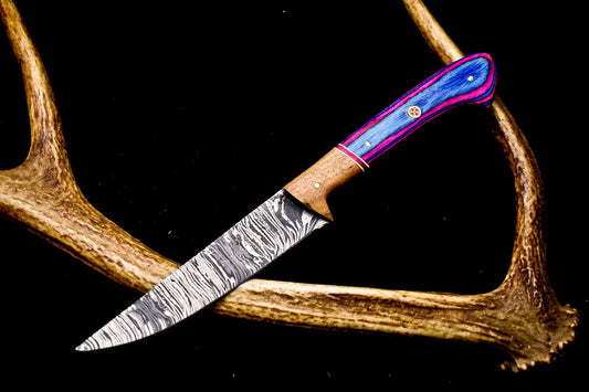 12" Handmade Damascus Steel Chef Knife | Full Tang 