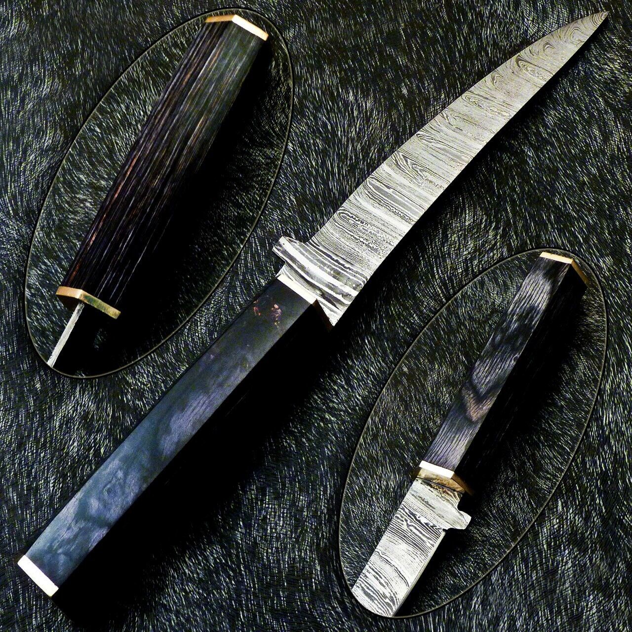 12" Professional Kitchen Chef Knife Damascus Blade "Hard Wood"