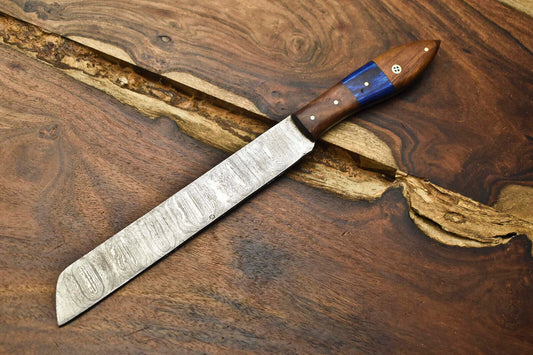 13.0" Handmade Damascus Steel Kitchen Chef Knife Full Tang Cooking Knife
