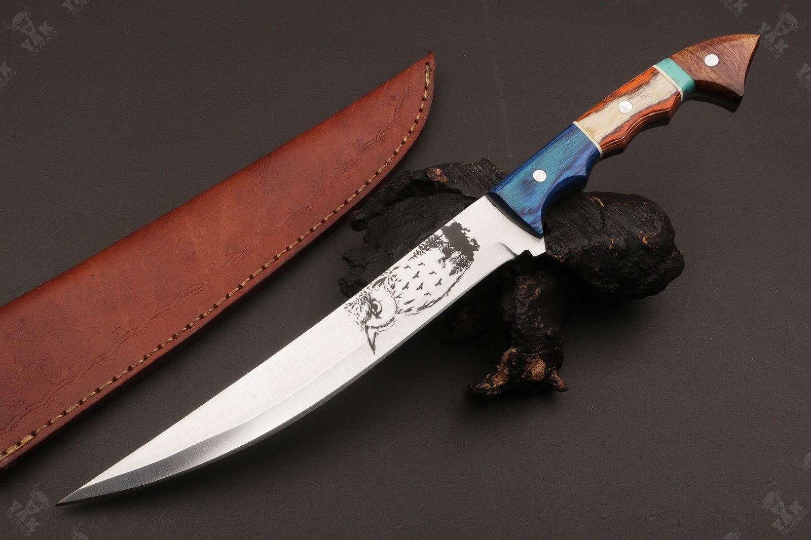 13" Handmade D2 Steel Fillet Hunting and Camping Knife Best Fillet Knife Fish Fillet Knife