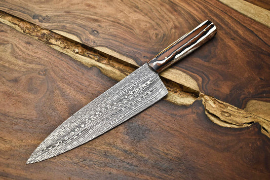 13" Handmade Damascus Steel Kitchen Chef Knife 