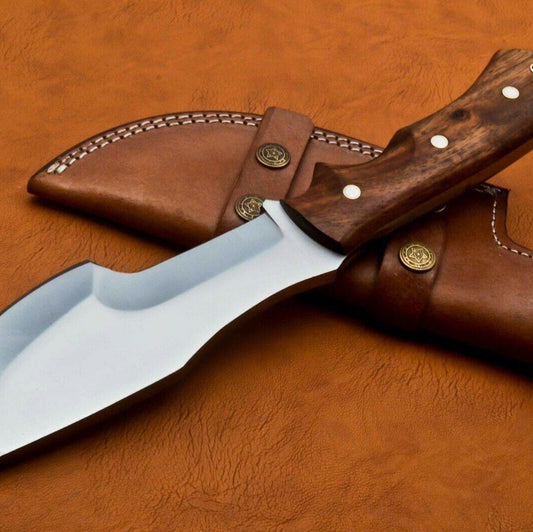 13 Inch Handmade D2 Steel Tracker Hunting Bowie Knife with Rosewood Handle