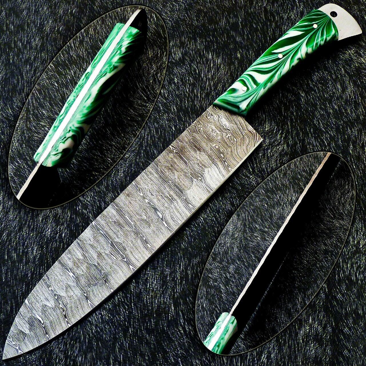 13" Professional Damascus Steel Chef Knife | Resin Handle