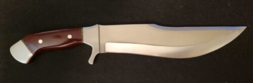 15.4" Handmade D2 Tool Steel Hunting Camp Bowie Knife – 6.25MM Thick Blade
