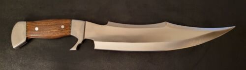 17.3" Handmade Full Tang 6.08MM Thick D2 Steel Hunting Bowie Knife
