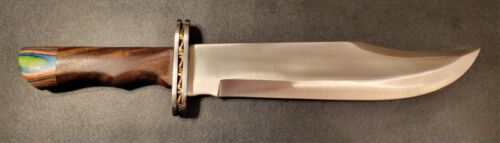 17" Handmade D2 Steel Combat Hunting Classic Bowie Knife | Full Tang Survival Knife with Sheath