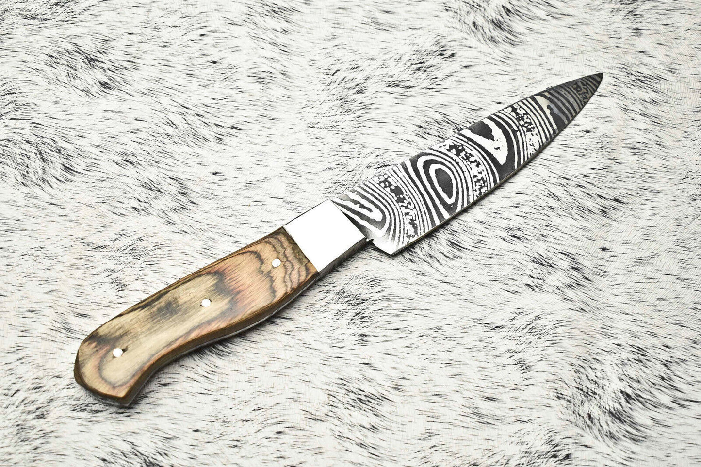 Cutlery Salvation Damascus Blade Kitchen Full Tang Chef Knife