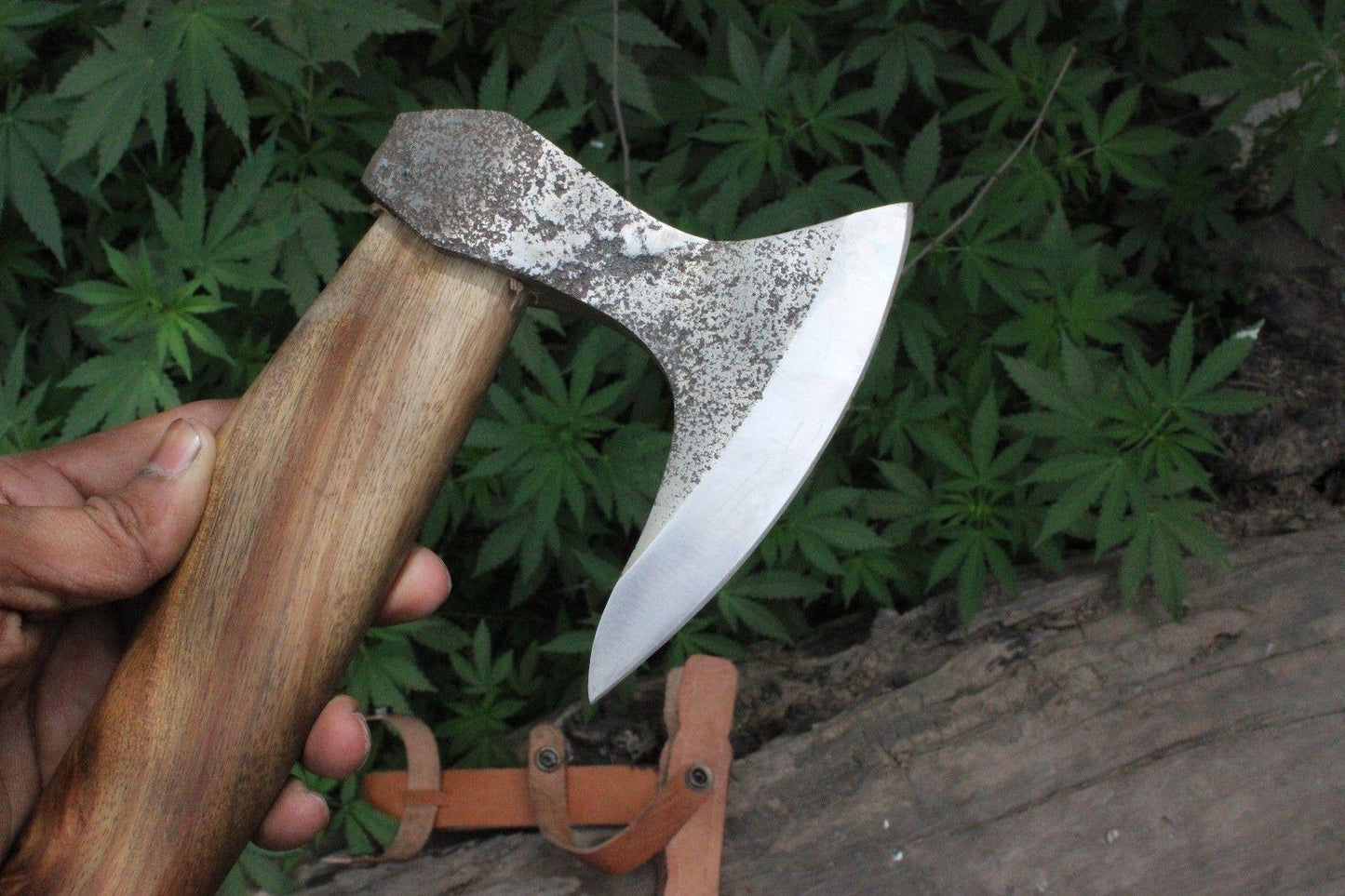Custom Hand-Forged Viking Birded Hawk | 1095 High Carbon Steel Tomahawk Head