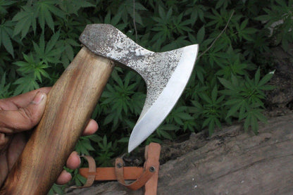 Custom Hand-Forged Viking Birded Hawk | 1095 High Carbon Steel Tomahawk Head