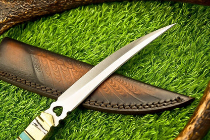 Hand Forged D2 Steel Blade Fillet Knife Kitchen Chef Knife Kitchen Knife Custom Fillet Knife