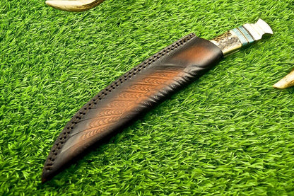 Hand Forged D2 Steel Blade Fillet Knife Kitchen Chef Knife Kitchen Knife Custom Fillet Knife